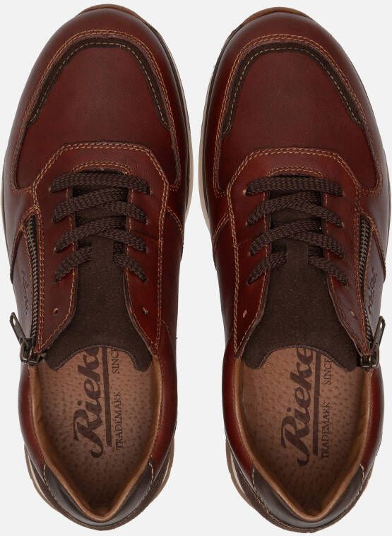 Rieker Sneakers cognac Leer