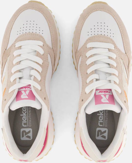 Rieker Sneakers roze Leer