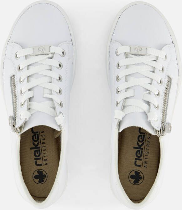 Rieker Sneakers wit Leer