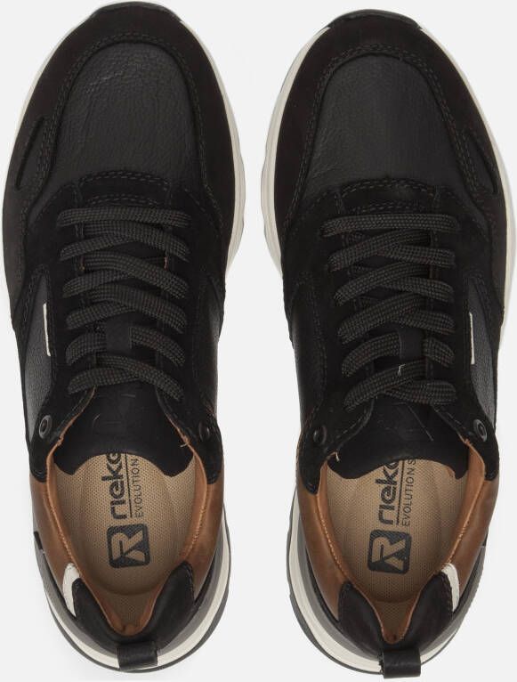 Rieker Sneakers zwart Leer