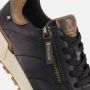 Rieker Metallic Gouden Sneaker met Comfortabele Pasvorm Zwart Dames - Thumbnail 9