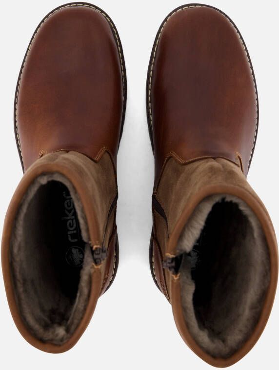 Rieker Tex Boots cognac Leer