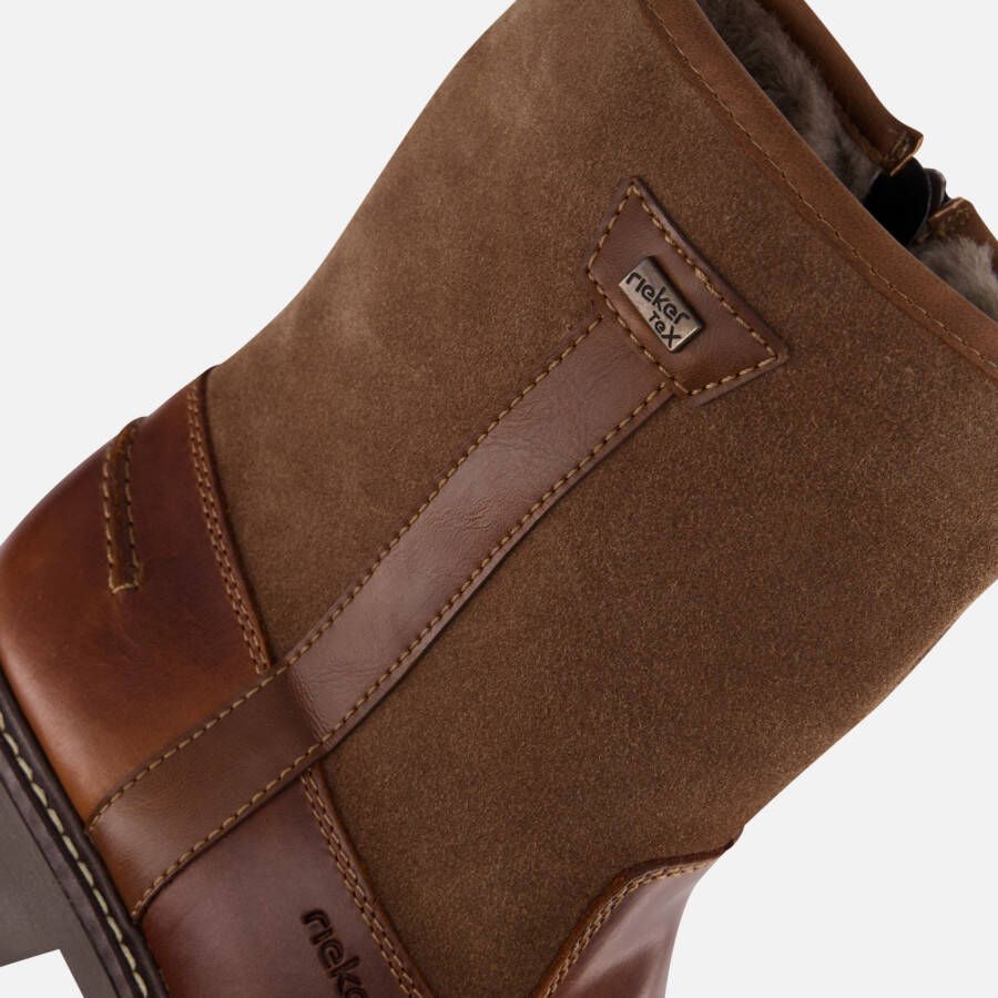 Rieker Tex Boots cognac Leer