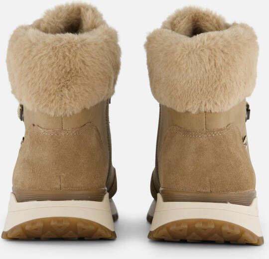 Rieker Veterboots beige Nubuck