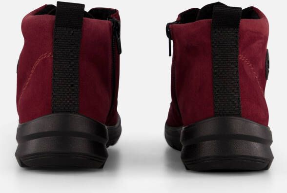 Rieker Veterboots bordeaux Suede