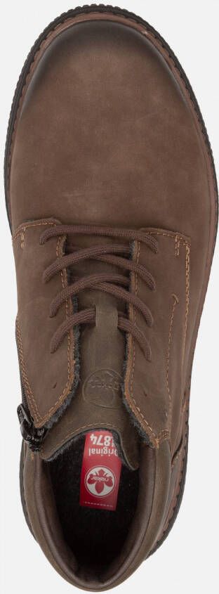 Rieker Veterboots Groen Leer 382241