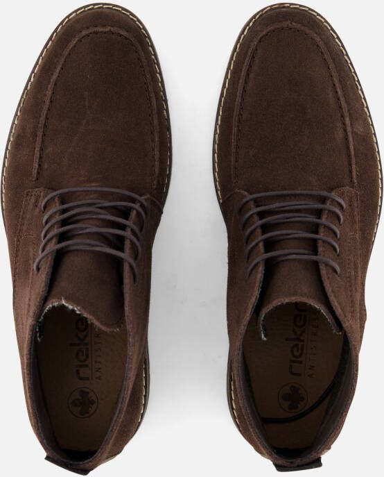 Rieker Veterschoenen bruin Suede