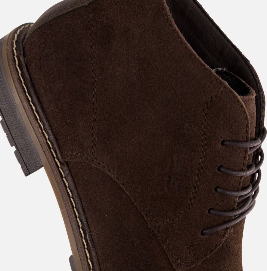 Rieker Veterschoenen bruin Suede