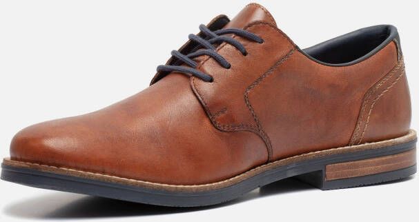 Rieker Veterschoenen cognac Leer