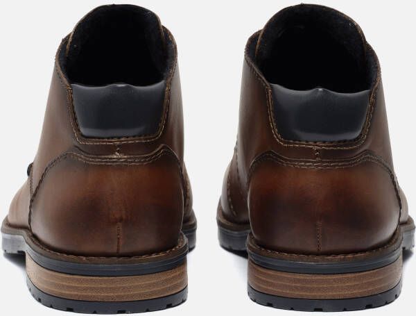 Rieker Veterschoenen cognac Leer