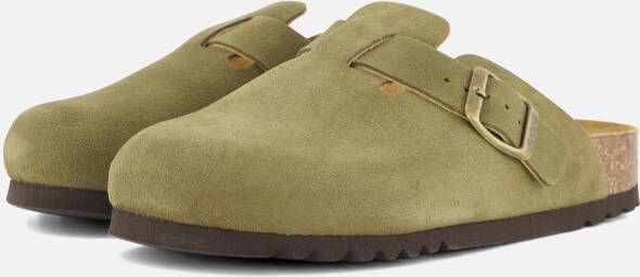 Scholl Fae Sandalen groen Suede