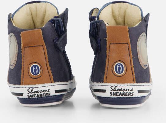 Shoesme Babyschoenen blauw Leer