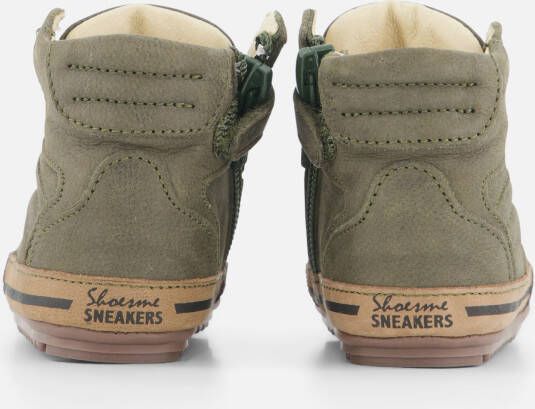 Shoesme Babyschoenen groen Leer