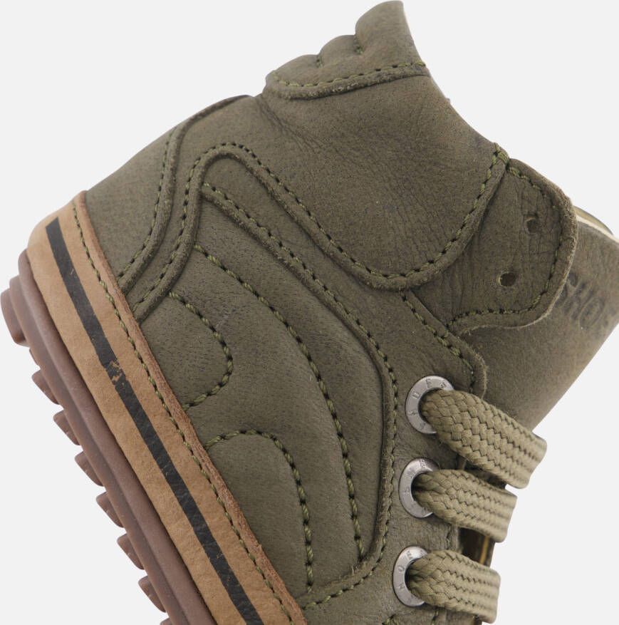 Shoesme Babyschoenen groen Leer