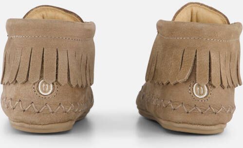 Shoesme Babyschoenen taupe Leer