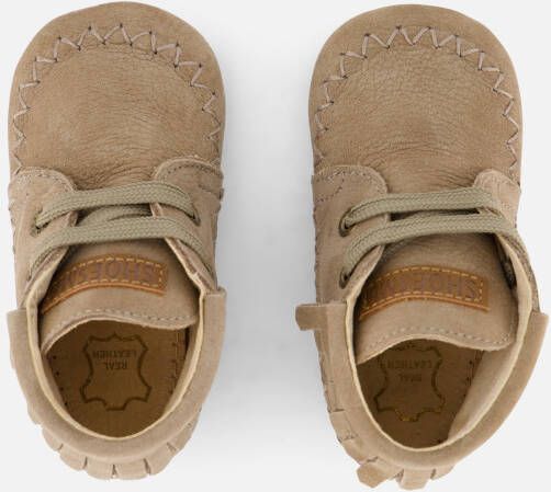 Shoesme Babyschoenen taupe Leer