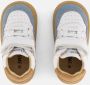 Shoesme Baby Babysneakers Jongens White Light Blue Leer - Thumbnail 4