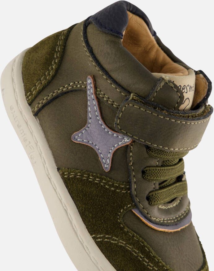 Shoesme extreme flex sneakers met velcro groen