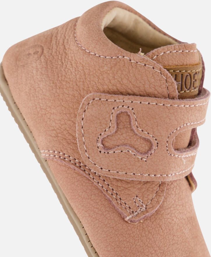 Shoesme leren lopen klittenband schoenen roze