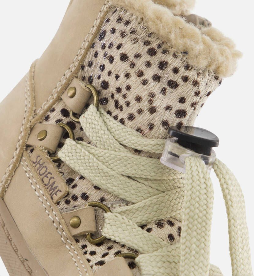 Shoesme New Flex Veterboots beige Leer