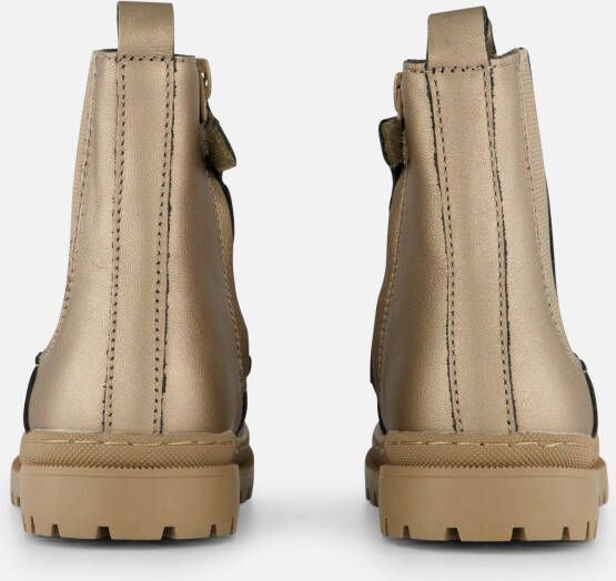 Shoesme Chelsea boots New Tank goud Leer