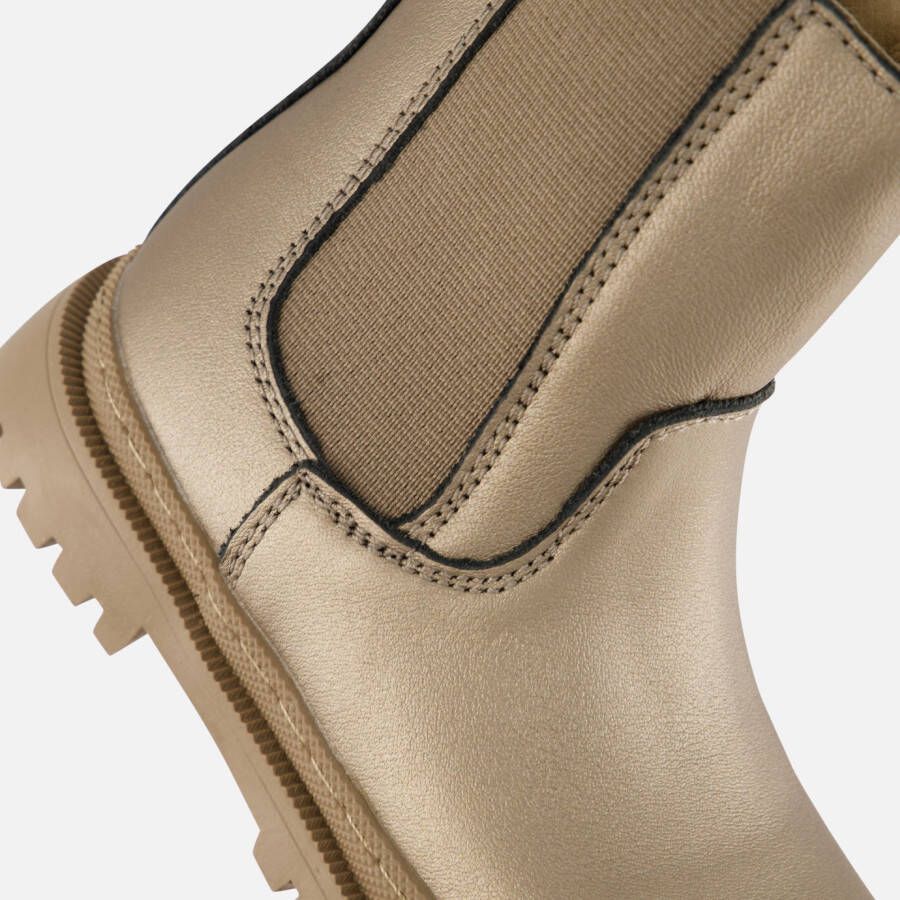 Shoesme Chelsea boots New Tank goud Leer