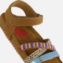 Shoesme leren sandalen met kraaltjes bruin multi Meisjes Leer All over print 22 - Thumbnail 9