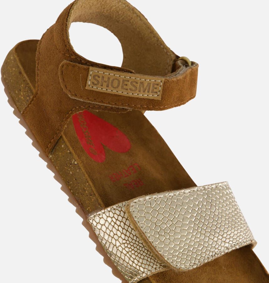 Shoesme Sandalen goud Leer