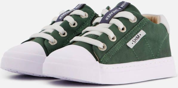 Shoesme Sneakers groen Leer