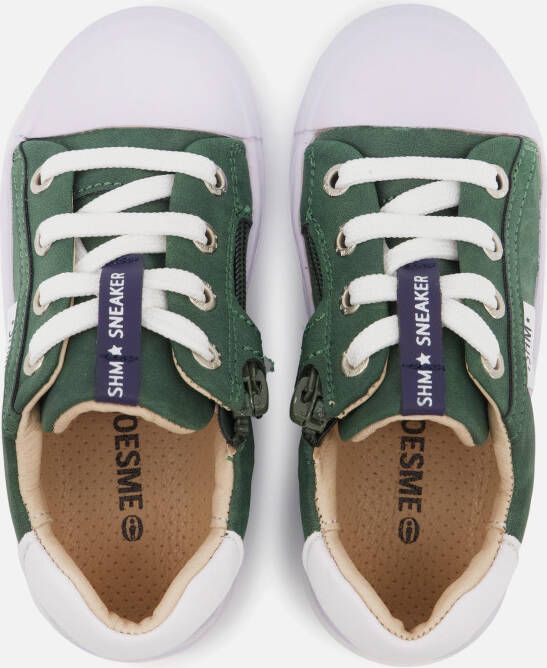 Shoesme Sneakers groen Leer