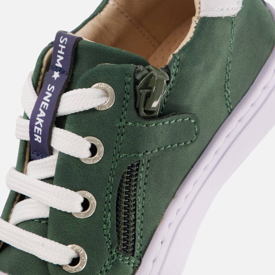 Shoesme Sneakers groen Leer