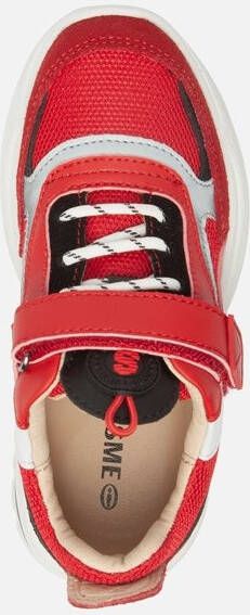 Shoesme Sneakers rood Leer