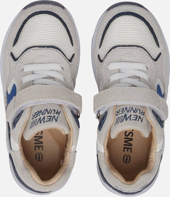 Shoesme Trainer Sneakers grijs Leer