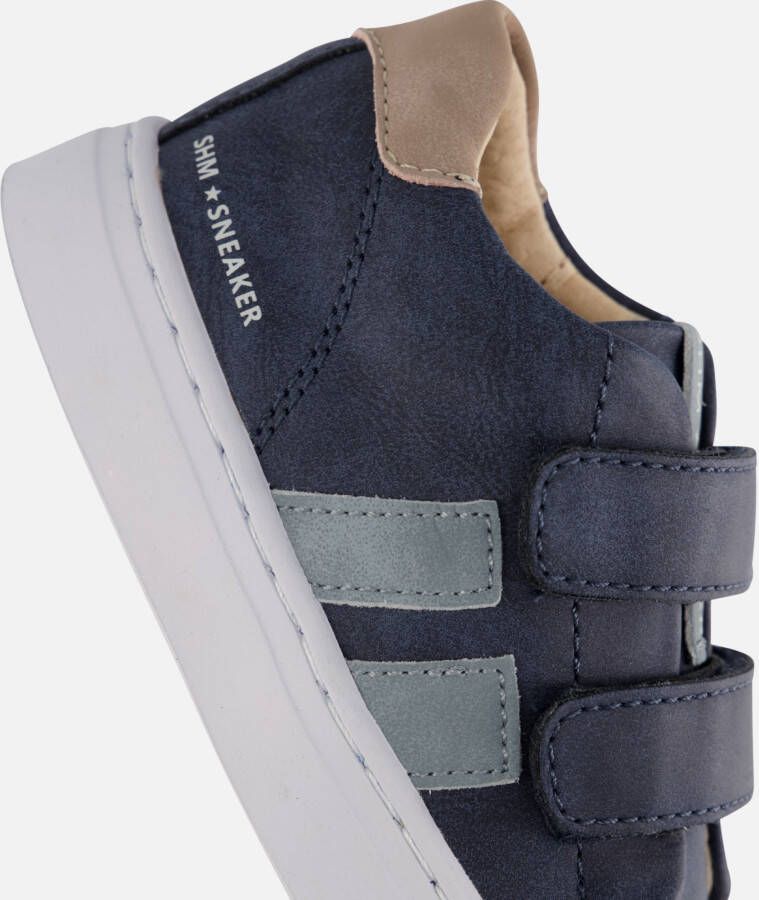 Shoesme Velcro Sneakers blauw Leer