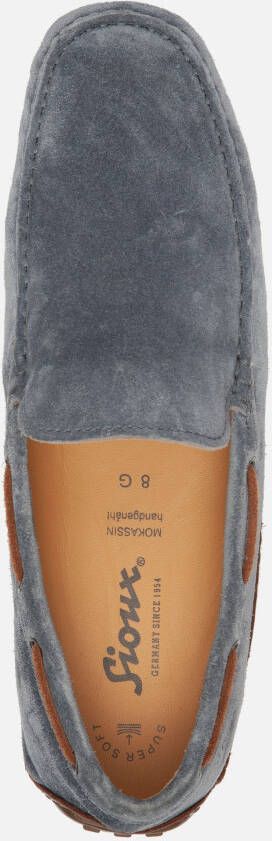 Sioux Callimo mocassins blauw Suede 320406