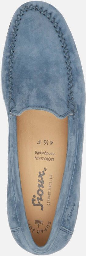 Sioux Campina loafers blauw Suede 130207