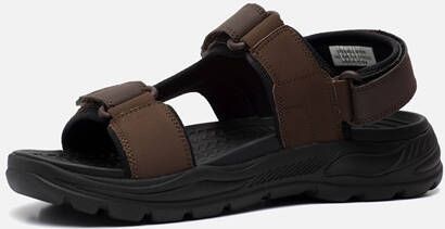 Skechers Arch Fit Motley sandalen bruin Leer