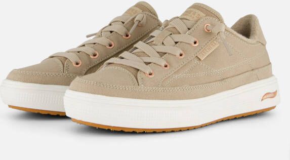 Skechers Arch Fit Arcade Sneakers taupe Textiel