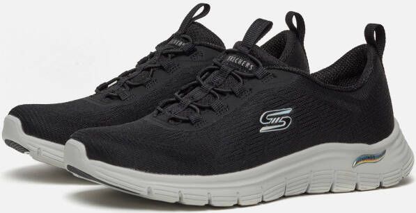 Skechers Arch Fit Vista Sneakers zwart Synthetisch