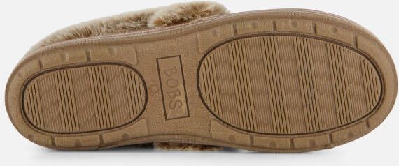 Skechers Bobs Too Cozy Chic Cat Pantoffels taupe