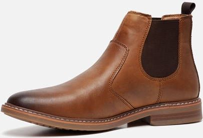 Skechers Bregman Morago Chelsea boots cognac