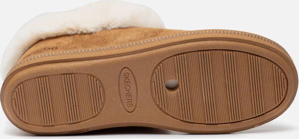 Skechers Cozy Campfire Pantoffels cognac Suede