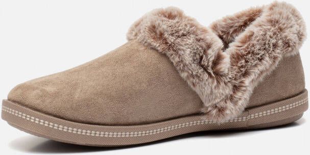 Skechers Cozy Campfire pantoffels taupe