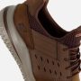 Skechers Delson 3.0 Ezra Sneakers bruin Leer - Thumbnail 5