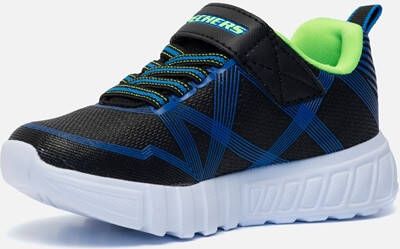 Skechers Flex glow sneakers blauw Textiel 81801