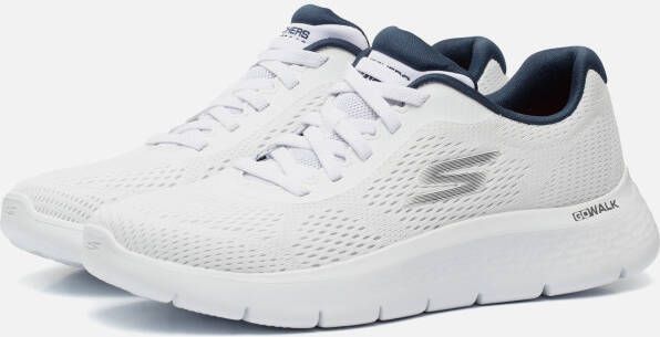 Skechers Go Walk Flex Sneakers wit Textiel