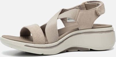 Skechers GOwalk Arch Fit sandalen taupe