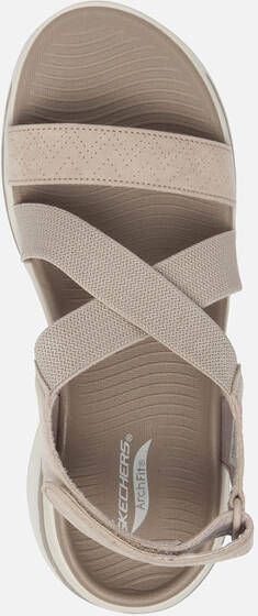 Skechers GOwalk Arch Fit sandalen taupe