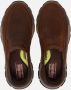 Skechers Bruin Leren Textiel Instapper met Comfortabel Voetbed Brown Heren - Thumbnail 9