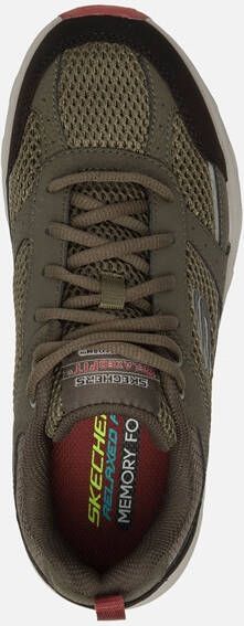 Skechers Oak Canyon sneakers groen Leer